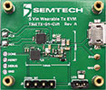Figure 1. The TSWITX-G4-EVM wireless charging evaluation board from Semtech. 